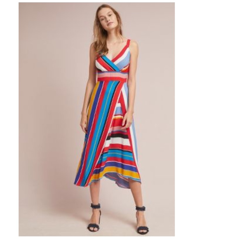 Anthropologie Tracy Reese Striped Dress - Seaside